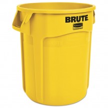 Rubbermaid Yellow Round Brute Container, 20 Gallon, 