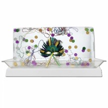 Buffet Enhancements 010LCS55LED-WT Large LED Lighted Ice Display with White Base 56&quot;
