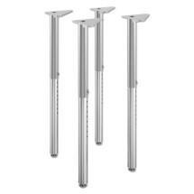 Build Adjustable Post Legs, 22" to 34" High, 4/Pack