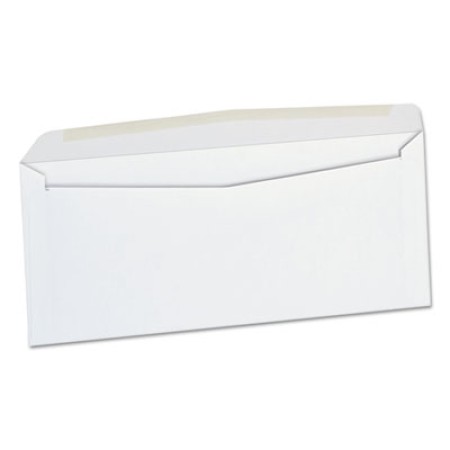 Business Envelope, #10, Monarch Flap, Gummed Closure, 4.13 x 9.5, White, 250/Carton