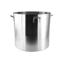 CAC China A2SP-6-140H Extra Heavy Duty Aluminum Stock Pot 6mm 140 Qt. with 4 Handle