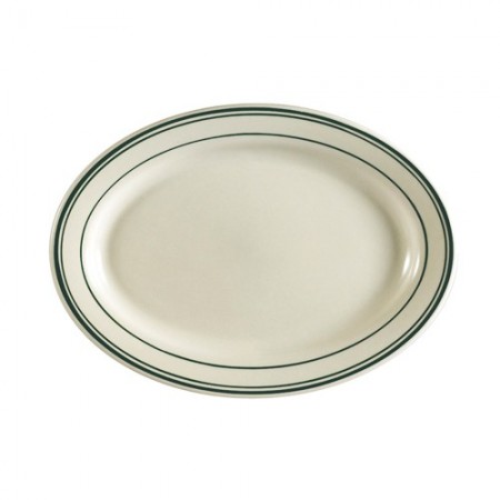CAC China GS-51 Greenbrier Oval Platter 15-1/2" x 10" - 1 doz