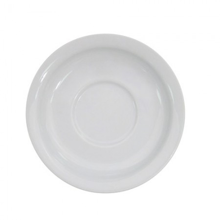 CAC China NCN-2 Clinton Narrow Rim Porcelain Saucer 5-5/8" - 3 doz