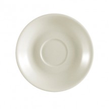 CAC China REC-36 Rolled Edge Stoneware Saucer 4-1/2&quot; - 3 doz