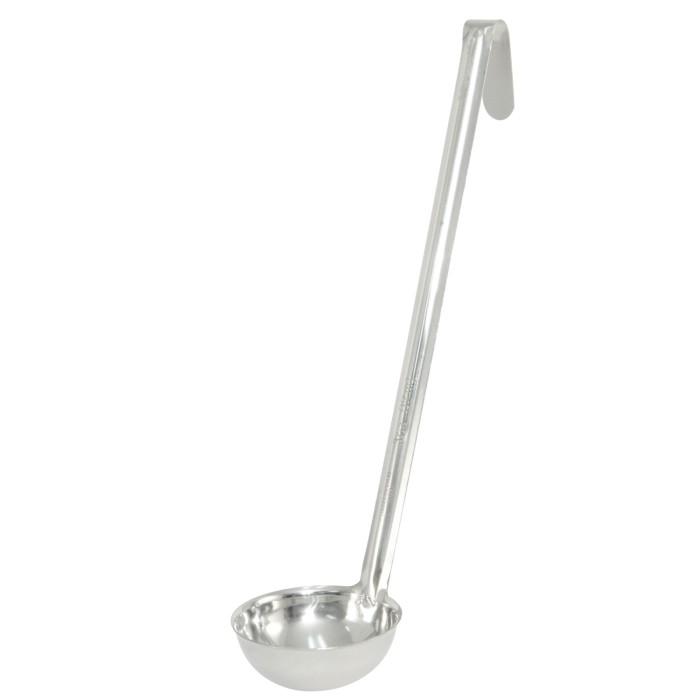 CAC China SSLD-80 One-Piece Stainless Steel Ladle 8 oz.