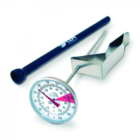 CDN IRTL220 ProAccurate® Insta-Read® Beverage and Frothing Thermometer 7" Stem