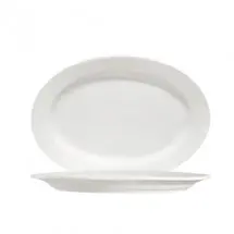 CAC China 101-12 Lincoln Porcelain Oval Platter 10-1/4&quot; x 7-3/8&quot; - 2 doz