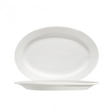 CAC China 101-13 Lincoln Porcelain Oval Platter 11-1/4&quot;  x 8-1/4&quot; - 1 doz