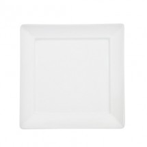 CAC China F-SQ16 Paris French Square Plate 10-1/4&quot; - 1 doz