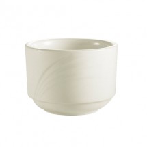 CAC China GAD-4 Garden State Porcelain Embossed Bouillon 7.5 oz. - 3 doz