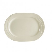 CAC China GAD-93 Garden State Porcelain Embossed  Rectangular Platter 11-3/4&quot; x 8-1/2&quot; - 1 doz