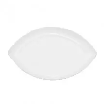 CAC China RCN-SW12 Specialty Porcelain Swallow Platter 10-1/2&quot; x 6-1/4&quot; - 2 doz