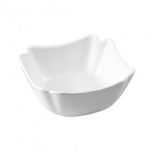 CAC China SLB-7 Specialty Porcelain Square Salad Bowl 38 oz. - 2 doz