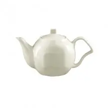 CAC China SOH-TP Soho American White Stoneware Tea Pot 15 oz. - 2 doz