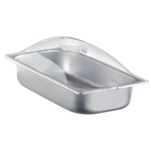 Cadco SPL-3P Third Size Steam Table Pan with Clear Lid