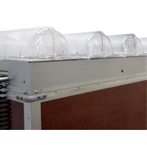 Cadco SS-64 Safety Shield for 4-Bay / CBC-HHHH Hot Buffet Carts