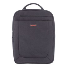 Cadence 2 Section Business Backpack, For Laptops 15.6", 6" x 6" x 17", Charcoal