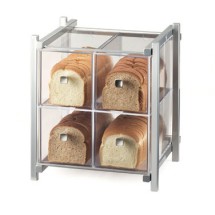 Cal-Mil 1146-74 Silver One by One Four Drawer Bread Display Case 14&quot; x 14-3/4&quot; x 15-3/4&quot;