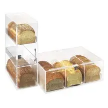 Cal-Mil 1204 Three Section Clear / Frosted Bread Box