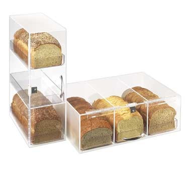 Cal-Mil 1204 Three Section Clear / Frosted Bread Box