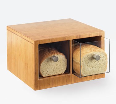 Cal-Mil 1337-60 Bamboo Two Drawer Bread Bin