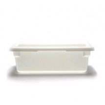 Cambro 12186P148  White Poly Food Storage Box  12&quot; x 18&quot; x 6&quot; - 1/2 doz