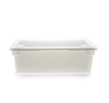 Cambro 18269P148  White Poly Food Storage Box 18" x 26" x 9" - 1/2 doz
