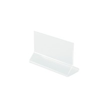 CAC China ACTH-53 Acrylic Tabletop Card Holder 5-1/2&quot; x 3-1/2&quot;