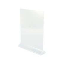 CAC China ACTH-118 Acrylic Tabletop Card Holder 8-1/2&quot; x 11&quot;