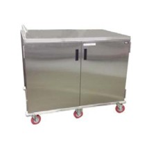 Carter-Hoffmann ETDTT24 Economy Patient Tray Cart, Two Door, 24-Tray Capacity 