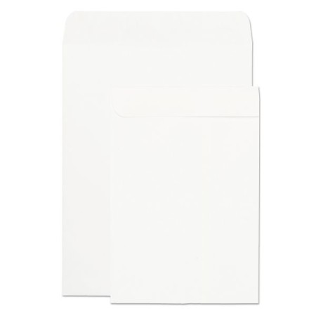 Catalog Envelope, #10 1/2, Cheese Blade Flap, Gummed Closure, 9 x 12, White, 250/Box