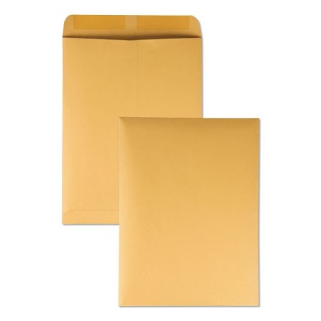 Catalog Envelope, #12 1/2, Square Flap, Gummed Closure, 9.5 x 12.5, Brown Kraft, 250/Box