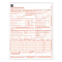 Centers for Medicare and Medicaid Services Claim Forms, CMS1500/HCFA1500, 8 1/2 x 11, 250 Forms/Pack