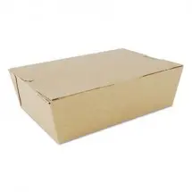 SCT ChampPak Carryout Boxes, #3, Kraft, 7-3/4&quot; x 5-1/2&quot; x 2-1/2&quot;, 200/Carton