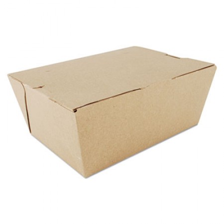 SCT ChampPak Carryout Boxes, #4, Kraft, 7-3/4" x 5-1/2" x 3-1/2", 160/Carton
