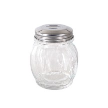 CAC China G5CS-6SL Glass Cheese Shaker with Slotted Top 6 oz. - 1 doz