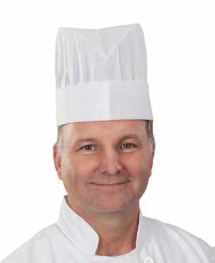 Chef Revival H056 Corporate Dispoable Tall Chef Hat 9"