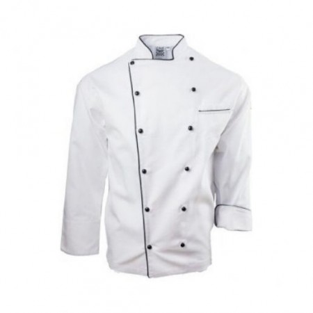 Chef Revival J044 -4X Chef-Tex White Brigade Chef Jacket, 4X