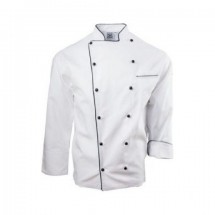 Chef Revival J044 -L Chef-Tex White Brigade Chef Jacket, Large