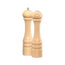 Chef Specialties 10200 Professional Series Imperial Natural Pepper Mill and Salt Shaker Set, 10&quot;