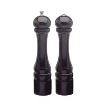 Chef Specialties 10500 Professional Series Imperial Ebony Pepper Mill and Salt Shaker Set, 10&quot;