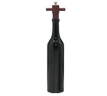Chef Specialties 16006 Professional Series Ebony Chateau Wine Bottle Pepper Mill, 14 1/2"