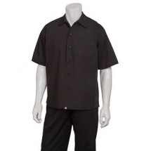 Chef Works CSCV-BLK Cool Vent Cook Shirt, Black