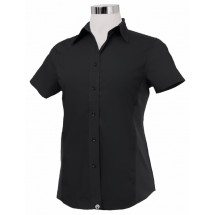 Chef Works CSWVBLK Women's Universal Cool Vent  Black Shirt