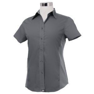 Chef Works CSWVGRY Women's Universal Cool Vent  Gray Shirt