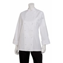 Chef Works ECLAWHT Elyse Women's Premium Cotton Chef Coat