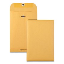 Clasp Envelope, #55, Cheese Blade Flap, Clasp/Gummed Closure, 6 x 9, Brown Kraft, 500/Carton