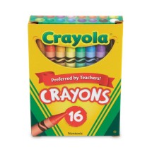 Crayola Classic Color Crayons, Tuck Box, 16 Colors