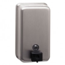 ClassicSeries Surface-Mounted Soap Dispenser, Stainless Steel, 40 oz.