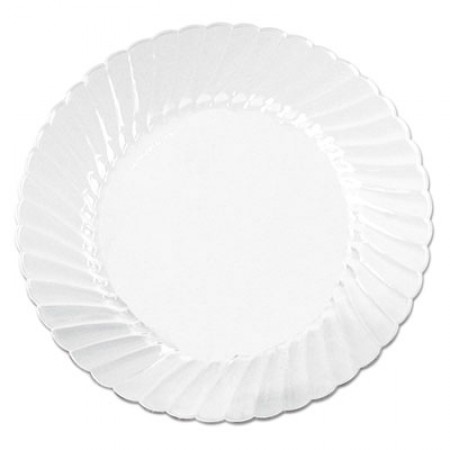 Classicware Clear Plastic Plates, 10 1/4
